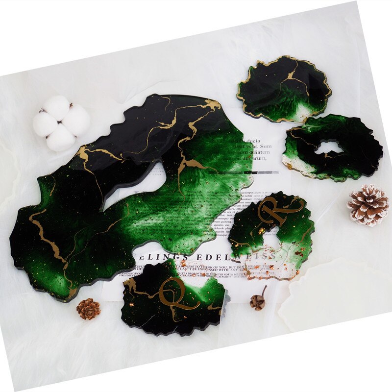 Crystal drop glue mold