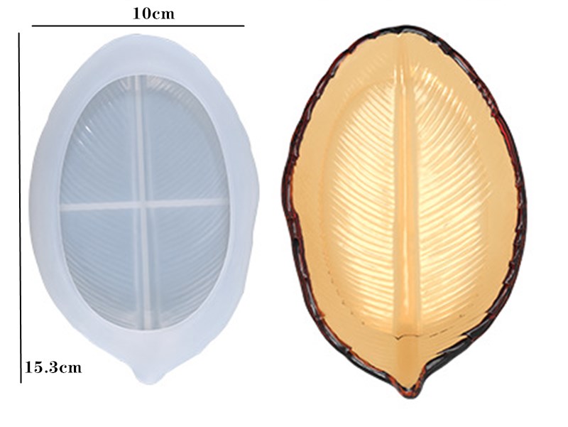 Resin Large Rectangle Tea Plate Coaster mold