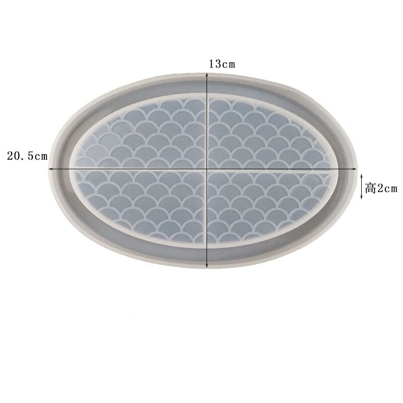 Oval Silicone Mold