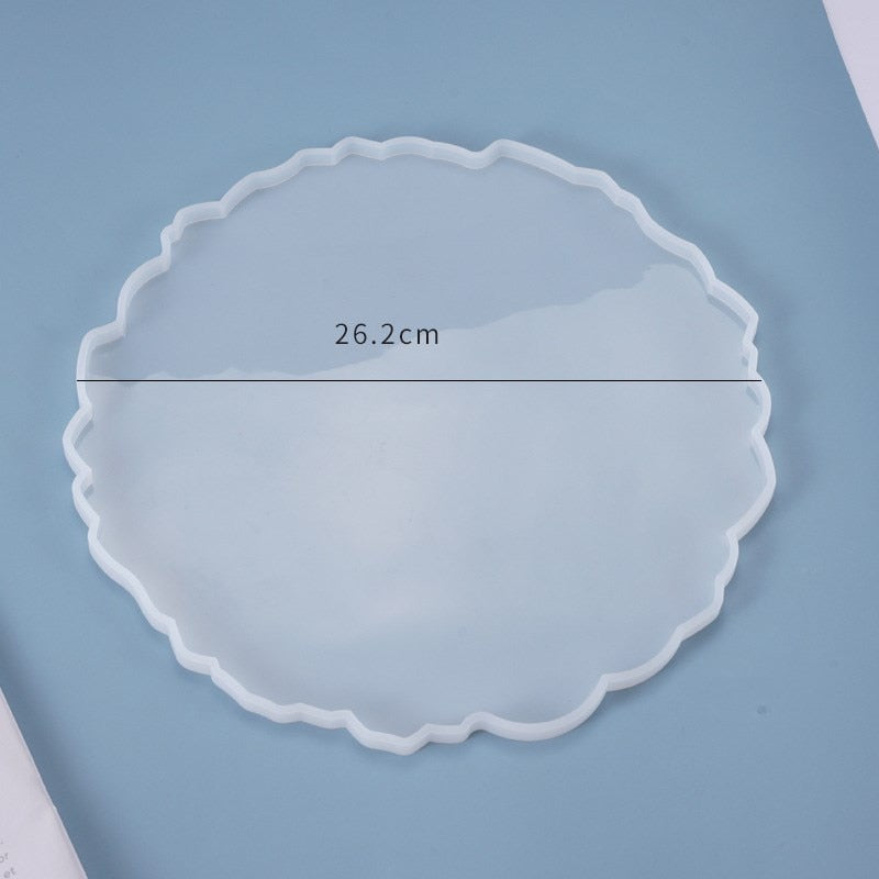 Resin Large Rectangle Tea Plate Coaster mold