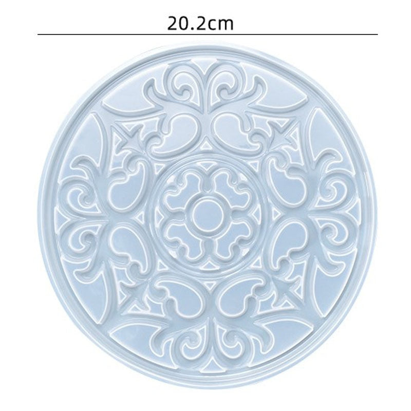 Resin Large Rectangle Tea Plate Coaster mold