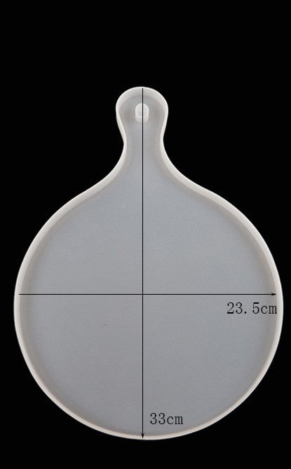 Resin Large Rectangle Tea Plate Coaster mold