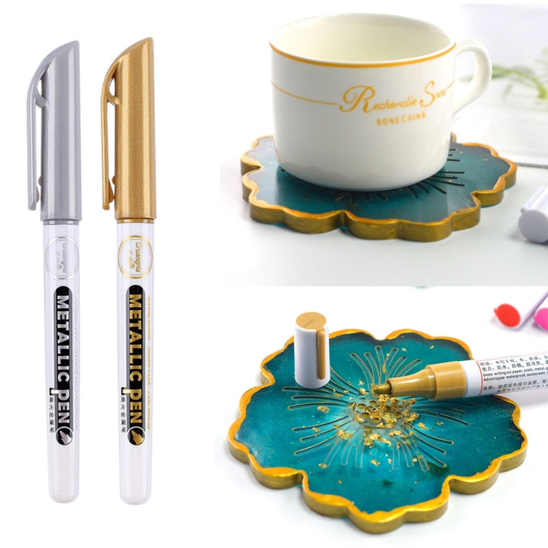 Metallic Pen Gold and Silver