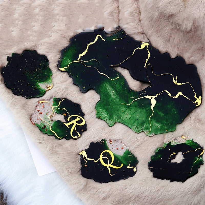 Crystal drop glue mold