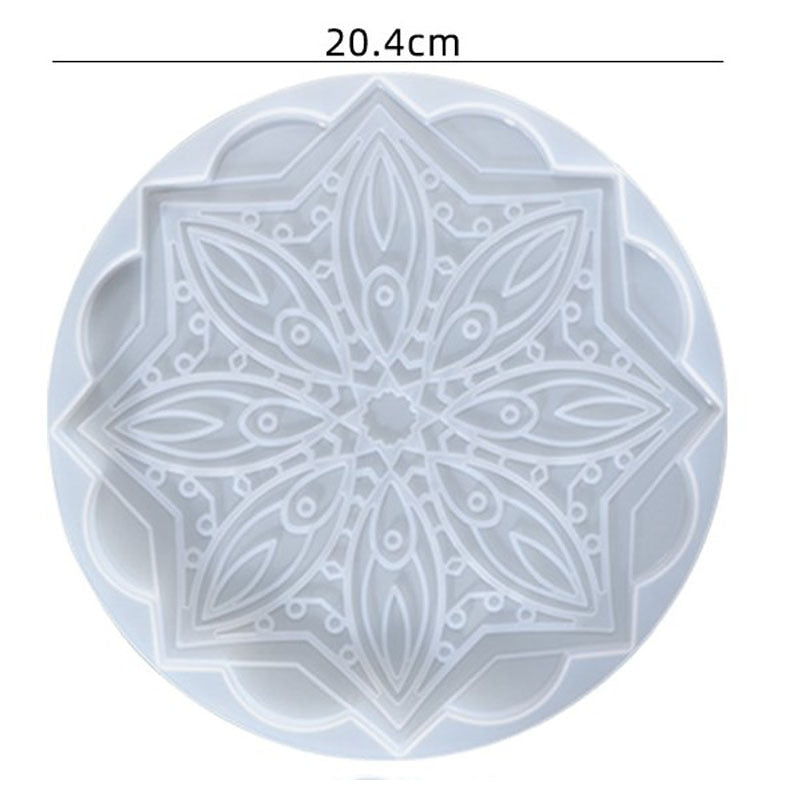 Resin Large Rectangle Tea Plate Coaster mold