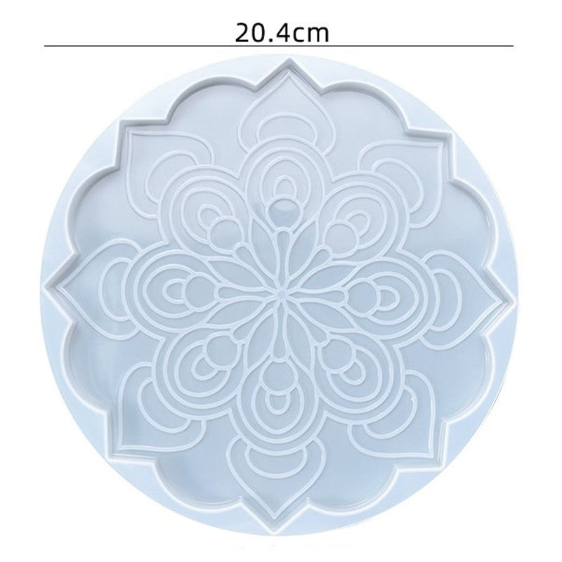 Resin Large Rectangle Tea Plate Coaster mold