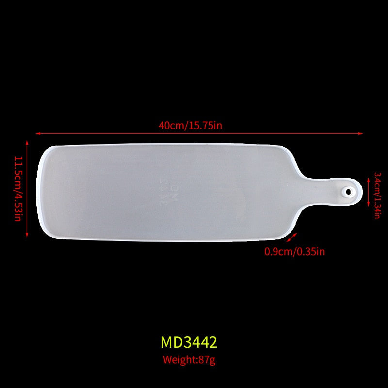 Resin Large Rectangle Tea Plate Coaster mold