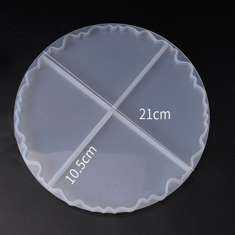 Resin Large Rectangle Tea Plate Coaster mold
