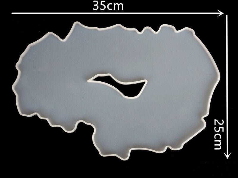 Crystal drop glue mold