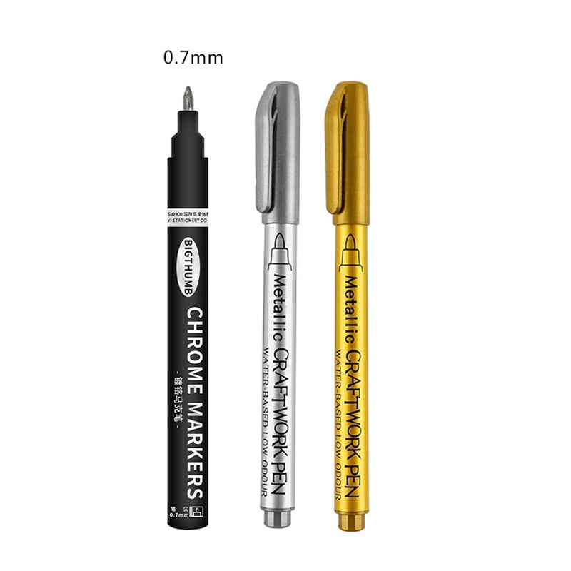 Metallic Pen Gold and Silver