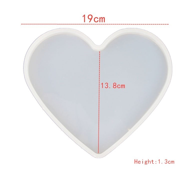 Resin Large Rectangle Tea Plate Coaster mold