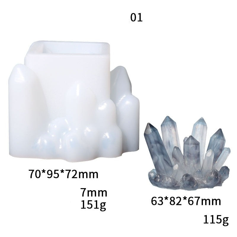 Crystal Cluster Stone