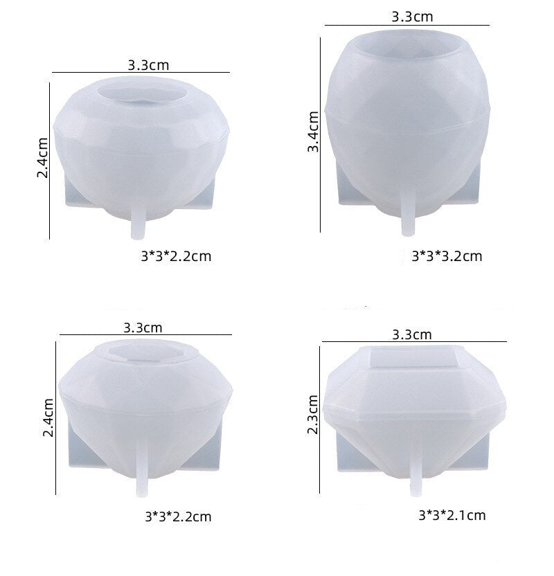 Crystal Silicone Resin Molds